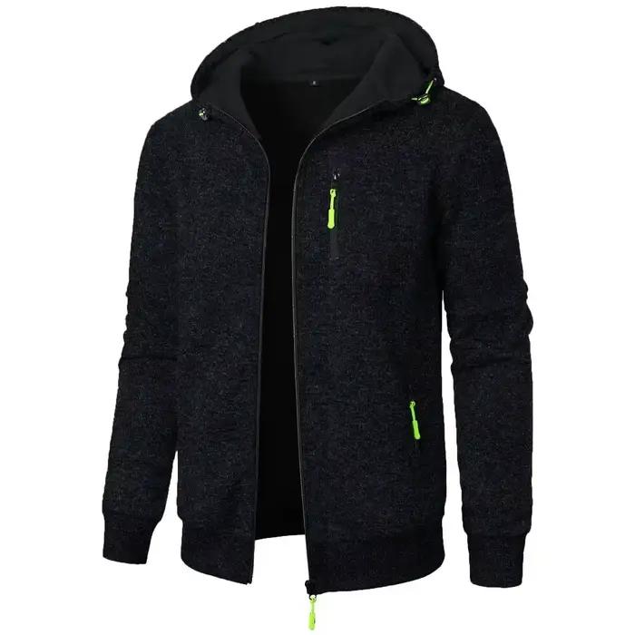 Sweatshirt pêche homme capuche - Vêtement technique confortable pour pêche sportive automne