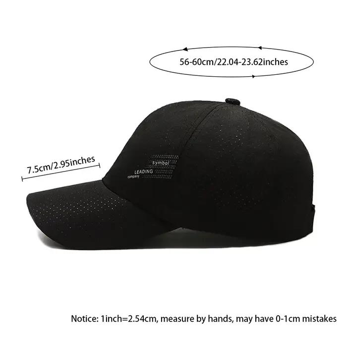 Casquette été respirante avec design perforé - Hommes femmes séchage rapide - Pêche outdoor polyvalente