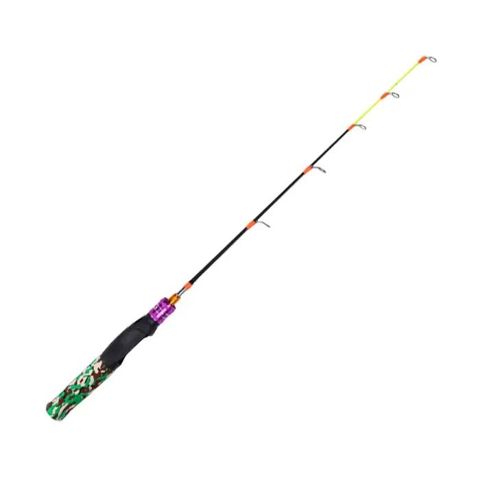 Canne pêche hiver enfant 61 cm carbone pour carpe et crevette en raft spinning