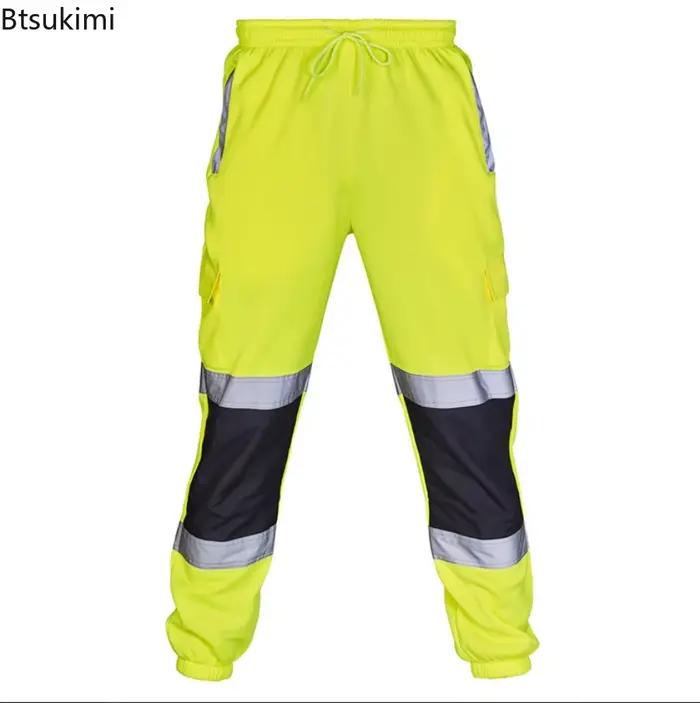 Pantalon sécurité réfléchissant 360° pêche nocturne visibilité hommes pêche de nuit