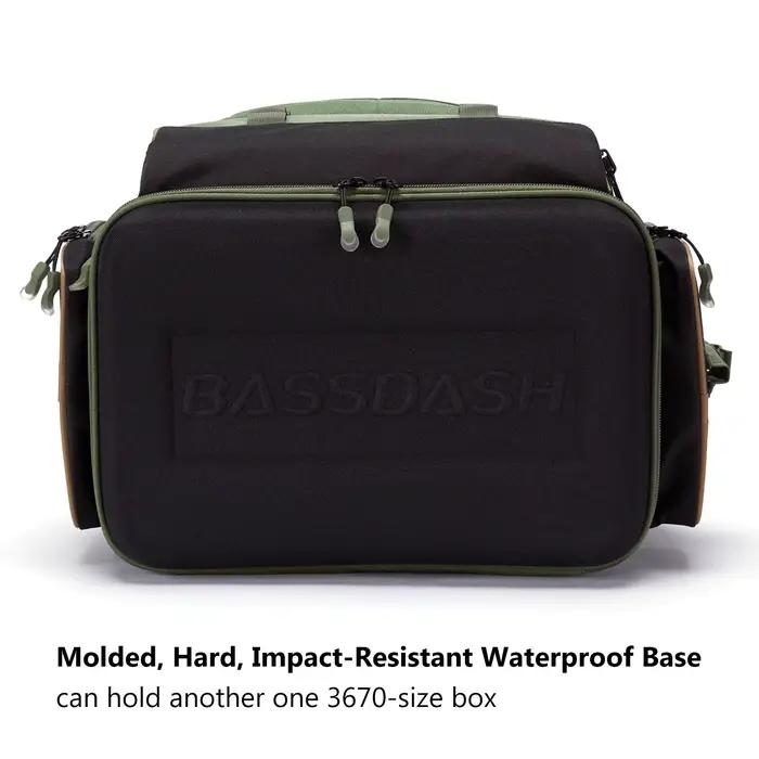 Boîte à pêche souple Bassdash avec protection pluie - Sac à dos tactique multifonction léger