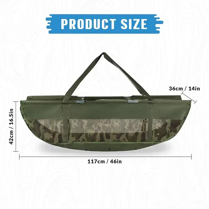 Sac de pesée pliable pour poissons en filet - Pèse-bag pour pêche du bar et conservation