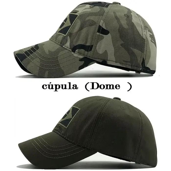Casquette Baseball Brodée Drapeau Brésilien - Tactique Camouflage Pêche Randonnée Homme