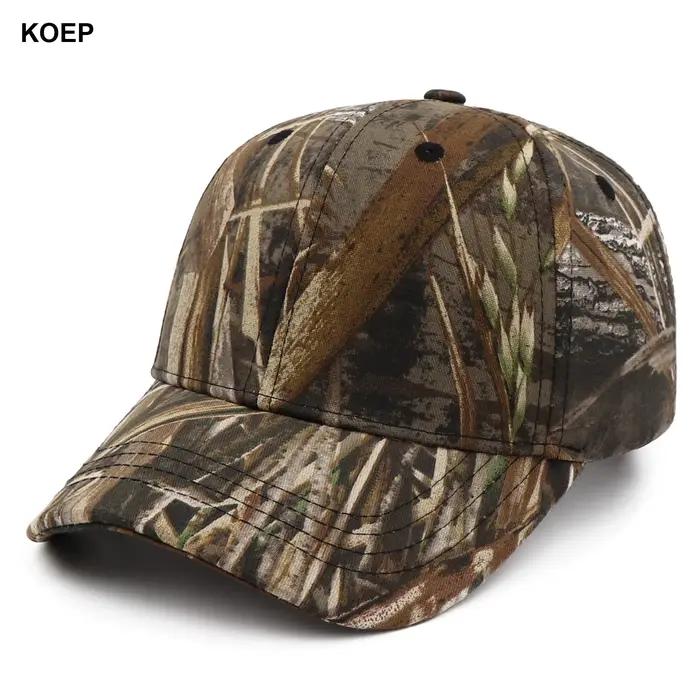 Casquette snapback camouflage roseaux KOEP KBRT2 pour pêche aux canards sauvages étangs