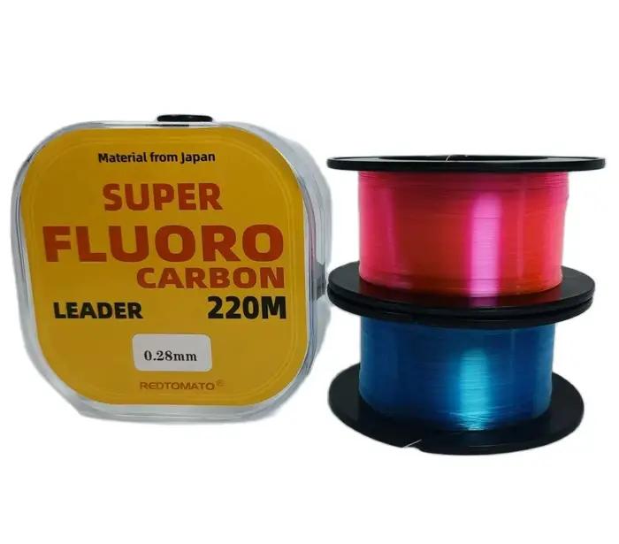 Ligne de pêche fluorocarbone japonaise 220m pour bas de ligne et pêche à la mouche
