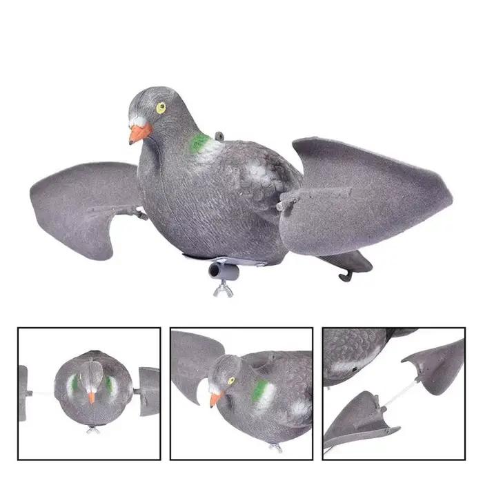 Leurres colombes volantes peintes réalistes épouvantail jardin appât chasse vent actionné