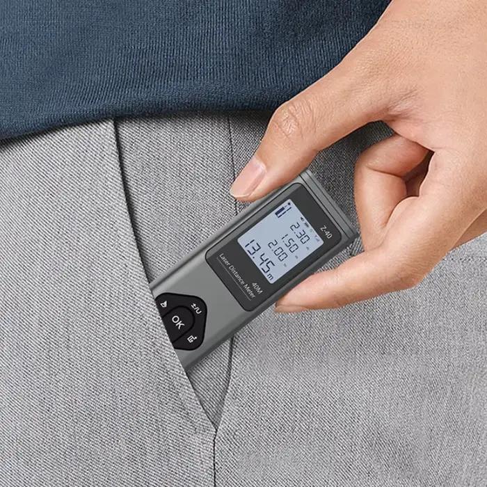 Télémètre laser 2 en 1 avec inclinomètre numérique pour pêcheurs professionnel et amateurs, outil de mesure précis et portable pour la pêche sportive et commerciale