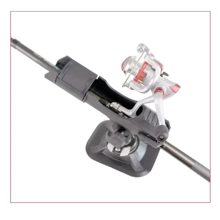 Support de canne à pêche A09016 pour bateau gonflable - Fixation universelle pour raft et kayak