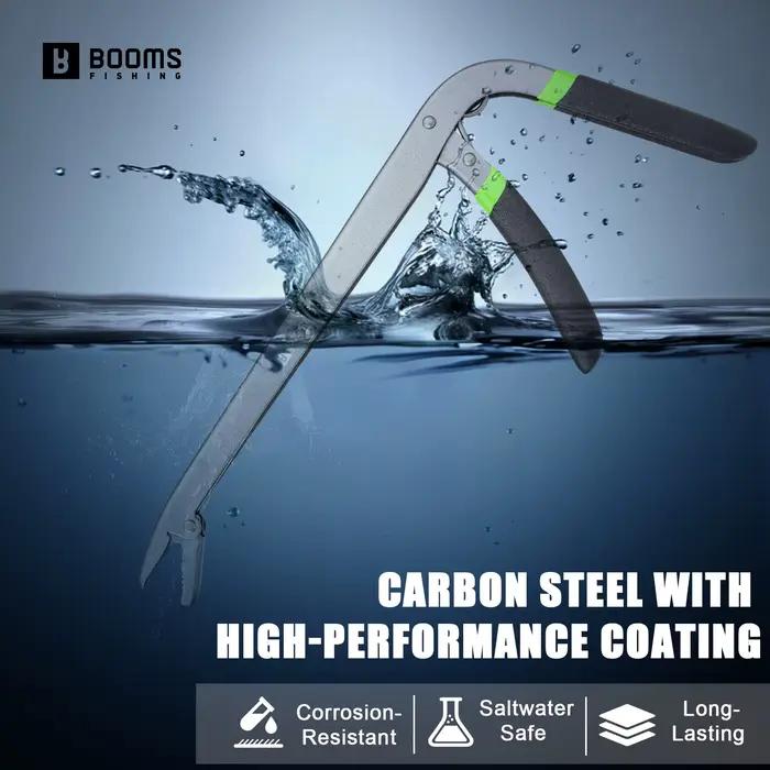 Pince décrocheur acier carbone pour extraction hameçons - outil pêche sécurisé poissons et pêcheurs