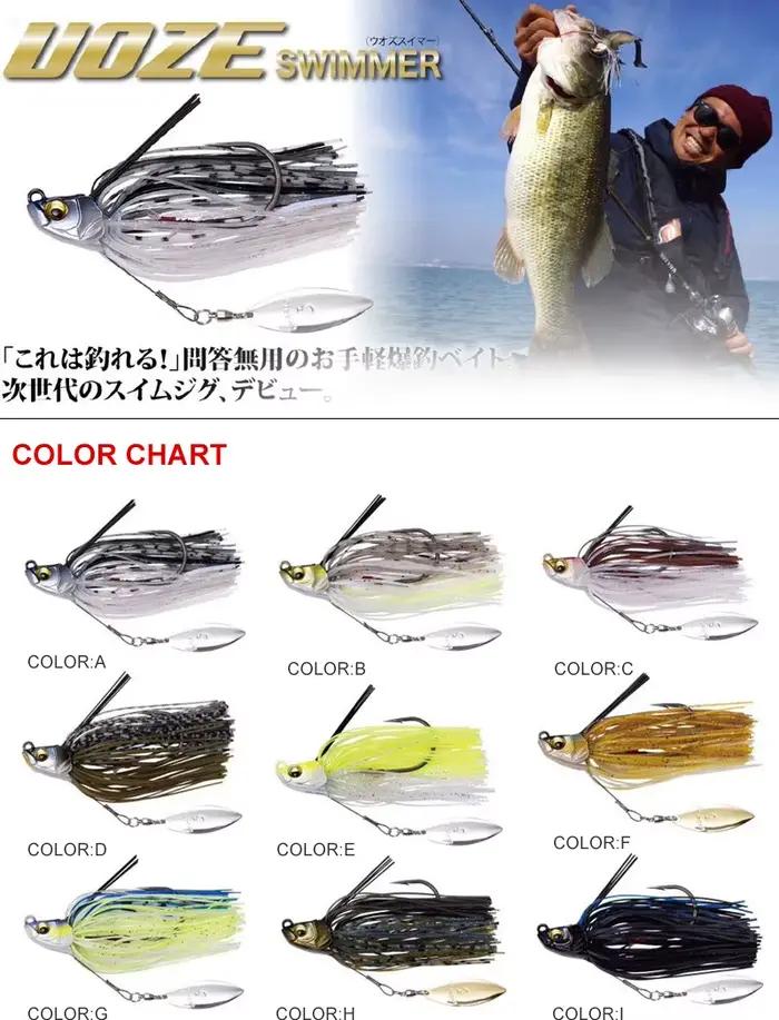 Leurre chatterbait spinnerbait 13.5g pour la pêche du black bass, leurre vibrant cuillère wobblers kit pêche carnassiers