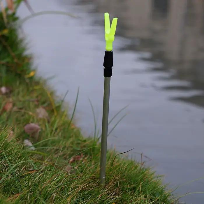 Support de canne télescopique réglable 50-80cm - Porte-canne de pêche avec pied ajustable