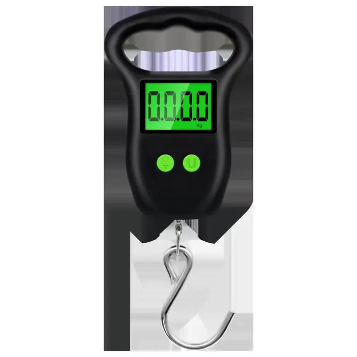 Balance pêche numérique 50kg/10g avec poignée ergonomique - Pèse-électronique portable à écran LCD