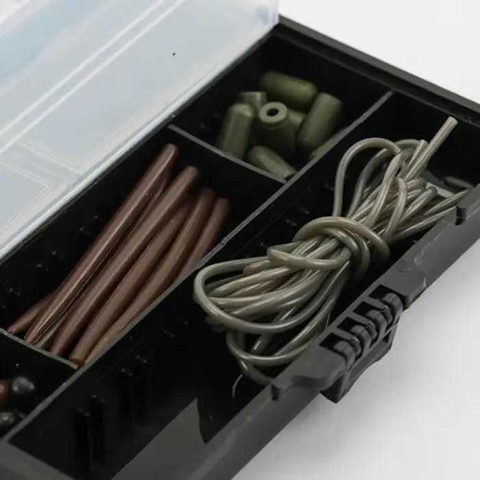 Accessoires pêche carpe 173 pièces - Montages rigs émerillons doubles côtés équipement carpe