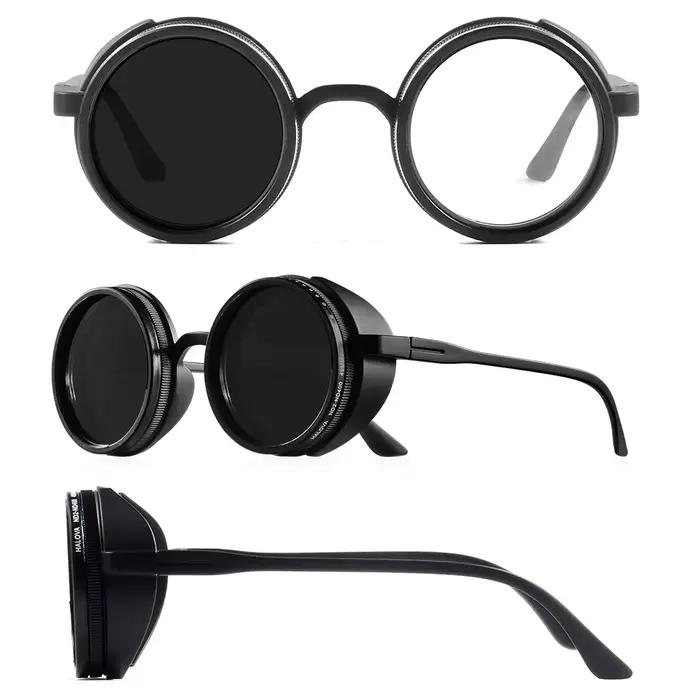Lunettes de soleil réglables CRIXALIS style rétro pour hommes protection UV400 et polarisée occasion sport et cosplay