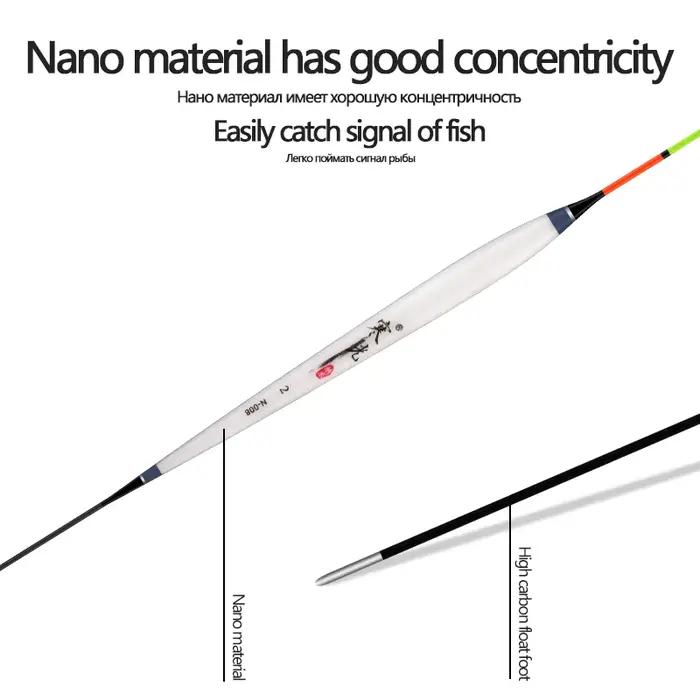 Flotteurs composite nano 3 pièces pour pêche en eau peu profonde - Flotador Hard Tail Bobber