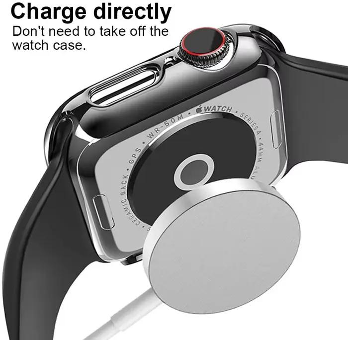 Coque de protection et bracelet pour Apple Watch 44mm 40mm, compatible pêche et activités nautiques
