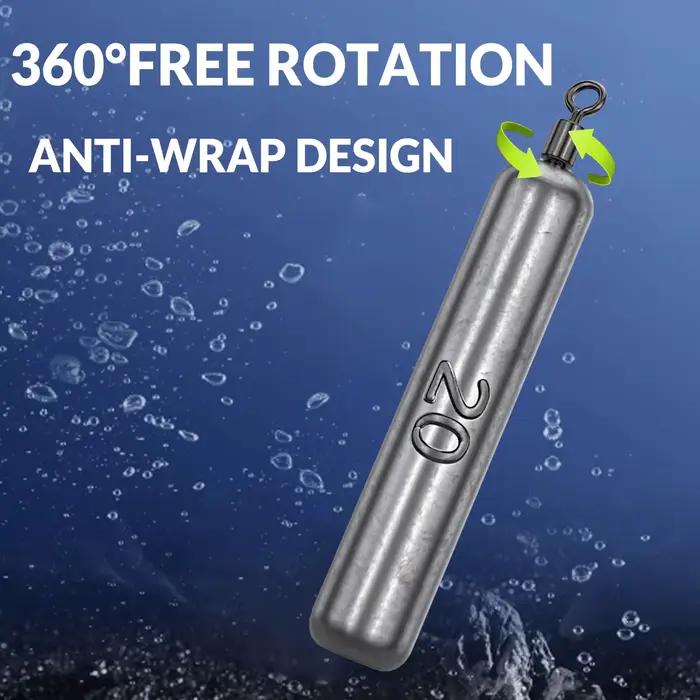 Plombs Drop Shot 5-20pcs 9KM pour Free Rig Jika Rig - Pêche du Bar Eau Douce et Salée