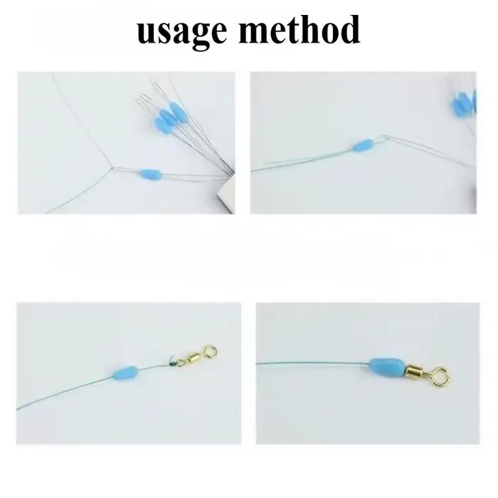 100 flotteurs anti-emmêlement ovales bleus pour pêche en mer - accessoires SeaTool résistants