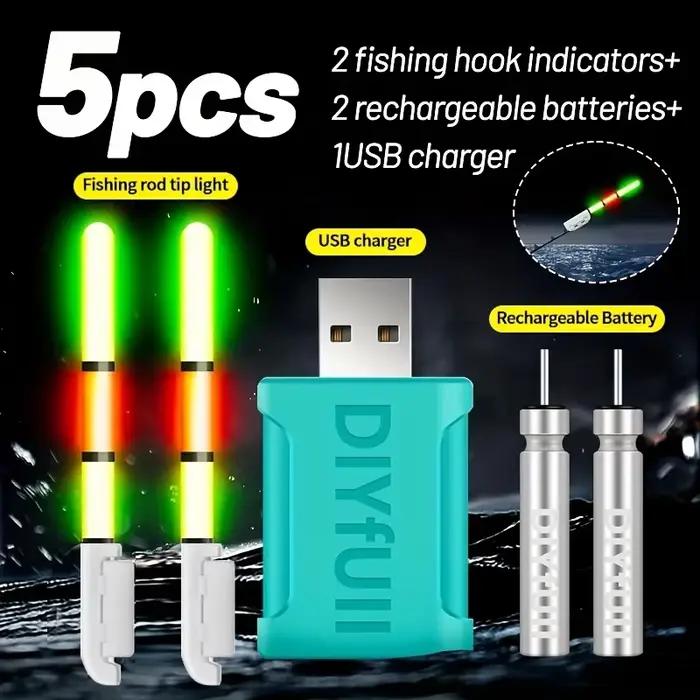 Set 5 pièces indicateurs morsure avec alarme nuit - Chargeur et batteries rechargeables CR425 inclus