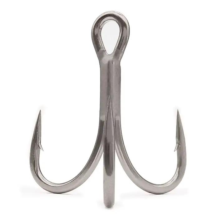 Hameçons triple LUREHOLIC 3X 4X super résistants anti-corrosion pour pêche en mer et eau douce