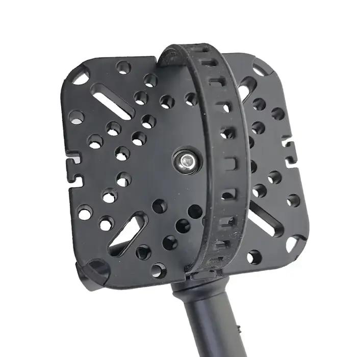 Support GPS sondeur pêche aluminium - Système de fixation bras pour bateau et kayak