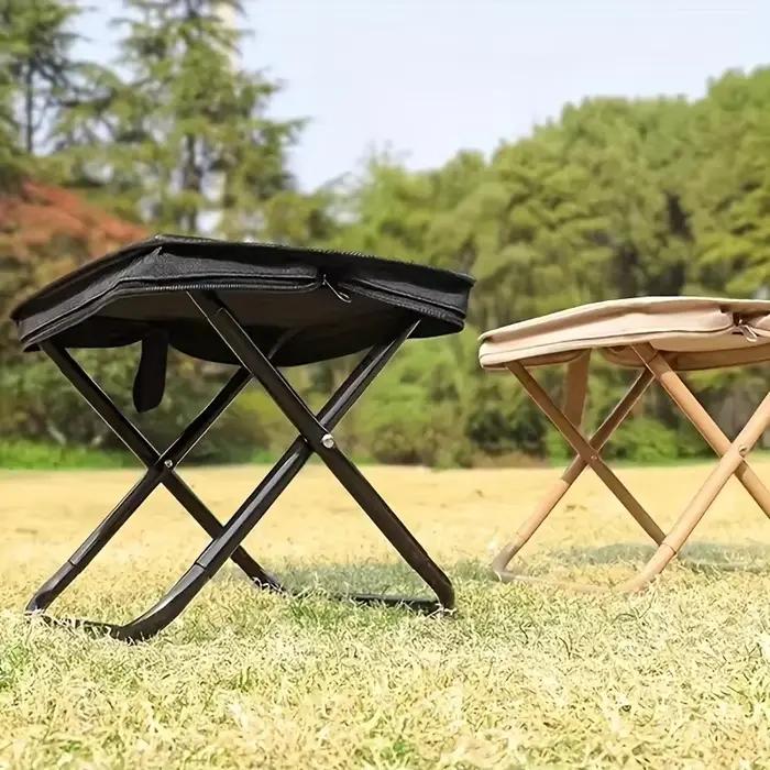 Chaise pliante pêche ultra légère portable multifonction pour camping randonnée et voyage
