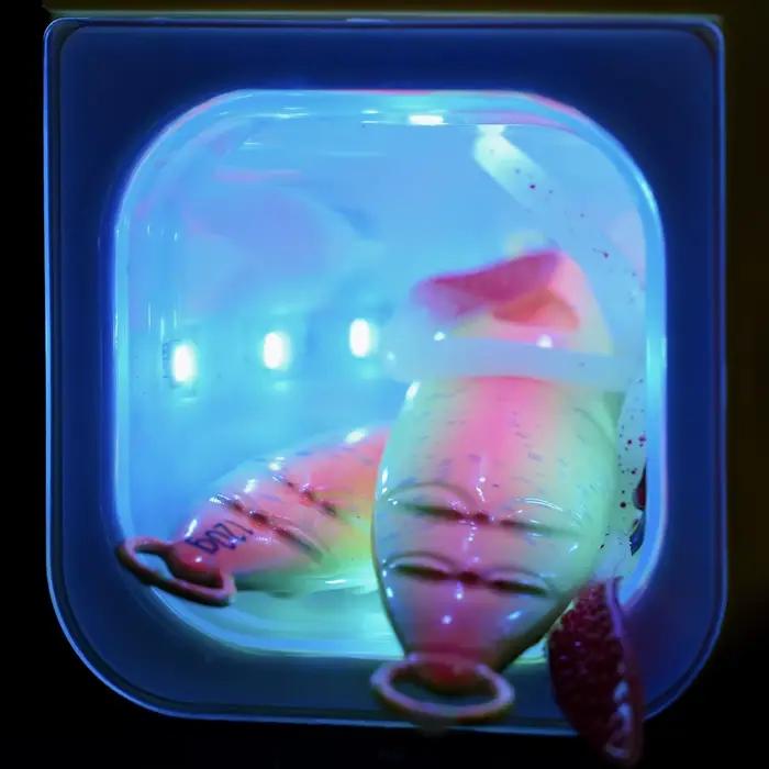 Leurres luminescents UV LED pêche mer - appâts souples lumineux rechargeables pour pêche au calmar nocturne