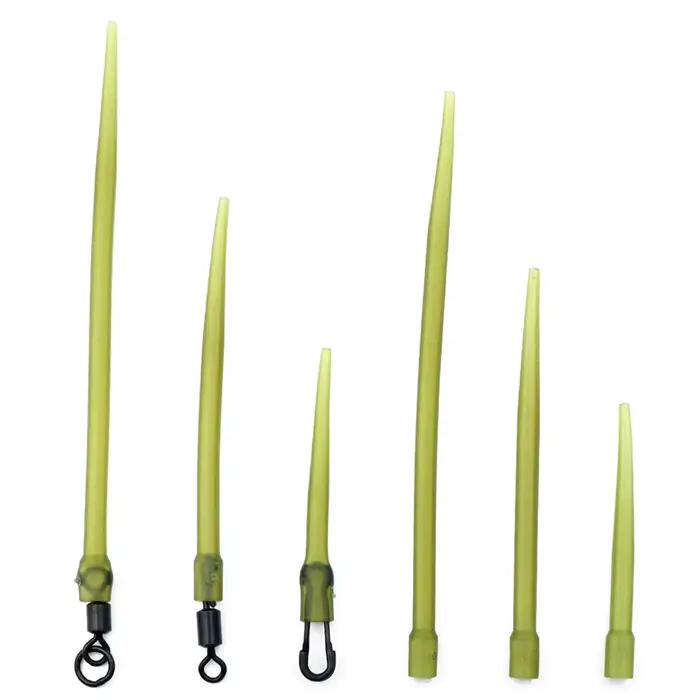 20 pièces accessoires pêche carpe anti-enchevêtrement manchon caoutchouc montage cheveu