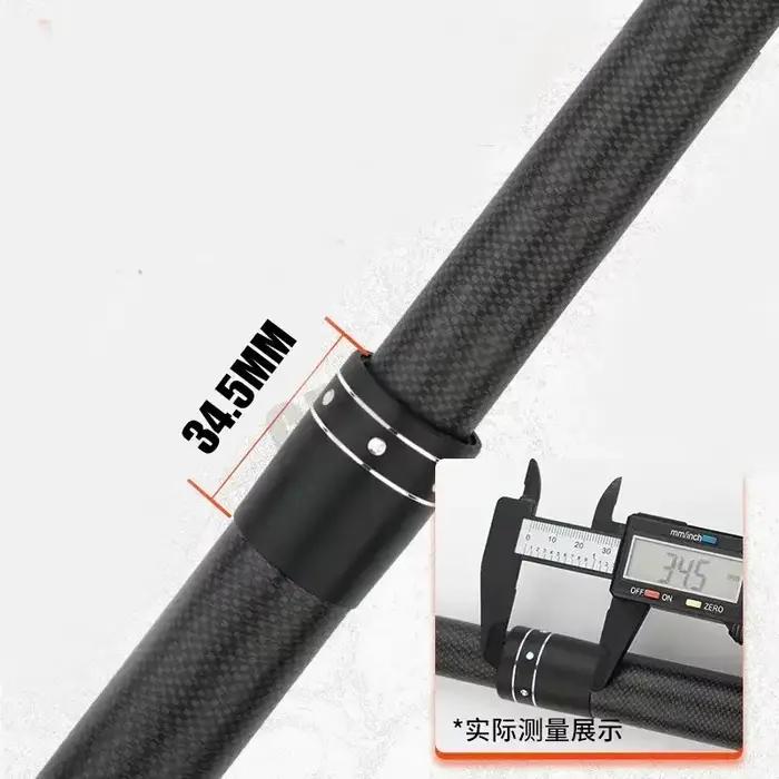 Canne télescopique carbone pour pêche en mer bateau - Distance de lancer optimale et résistance 50kg