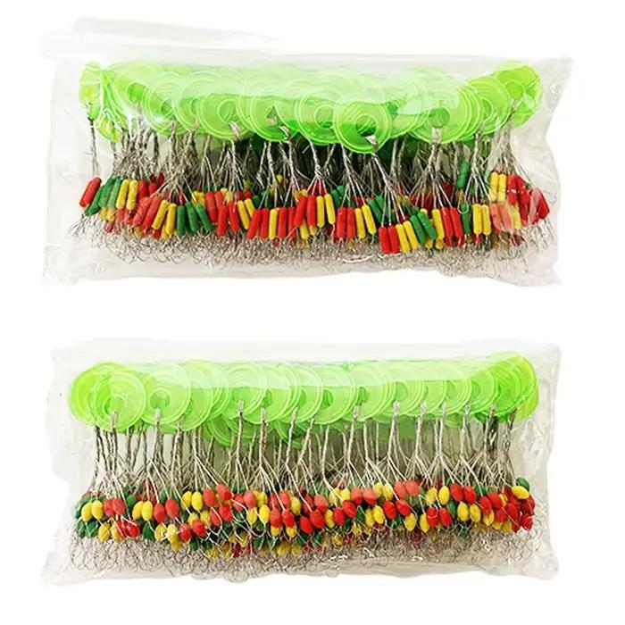 600pcs espaceurs flotteur pêche en 100 groupes - accessoires équipement carpe arrêts ligne