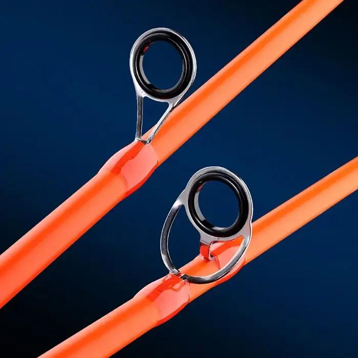Canne leurre BAKAWA baitcasting spinning 2 brins fibre carbone 5-30g puissance M ultralight
