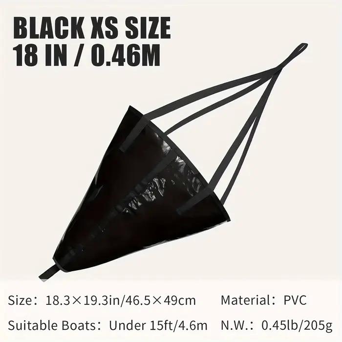 Ancre flottante parachute 45cm pour kayak de pêche - contrôle de dérive pour bateaux