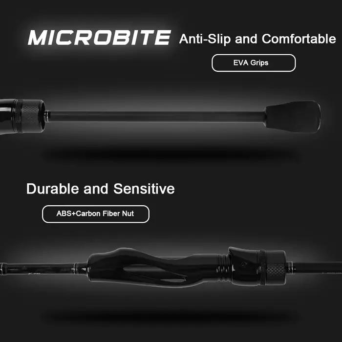 Canne spinning MIFINE MICROBITE AJING UL/L 1-10g - Pointe tubulaire pour truite, perche