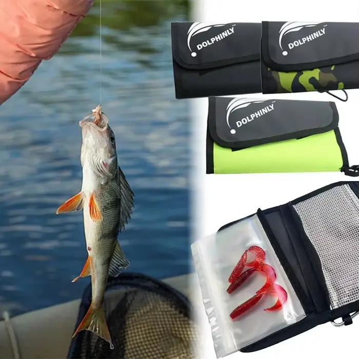 Sac de pêche grande capacité multi-compartiments pour leurres souples et durs, tissu haute densité imperméable