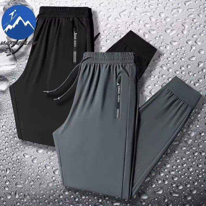 Pantalon pêche été soie homme séchage rapide respirant élastique 8XL overalls