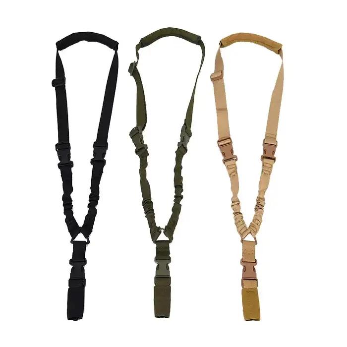 Ceinture tactique avec bretelle fusil point unique - Accessoire pêche et chasse transport pratique