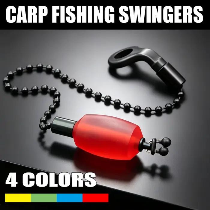 Bobbin Swinger avec chaîne acier pour pêche carpe - Indicateur de touche précis pour pêche au coup