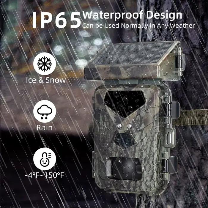 Caméra de chasse polyvalente 20MP avec déclenchement 0.3s - Vision nocturne et détection de mouvement