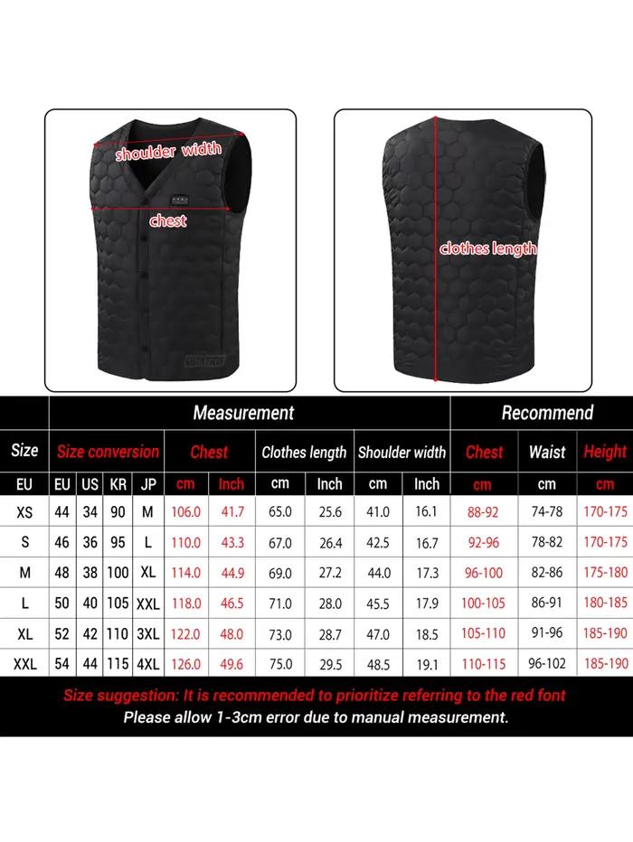 Gilet chauffant intelligent homme 22 zones de chaleur 4 interrupteurs 3 vitesses pour pêche randonnée travail extérieur confort hiver