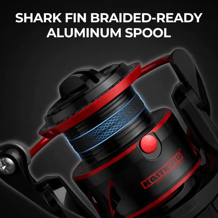 KastKing Sharky III Innovative Water Resistance Spinning Reel 18KG Max Drag Powe