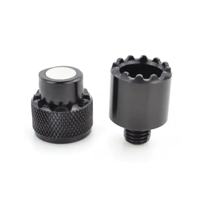 Adaptateur aluminium Quick-Change Hirisi AQ210 - Connecteur universel pour alarmes et rod pods pêche carpe