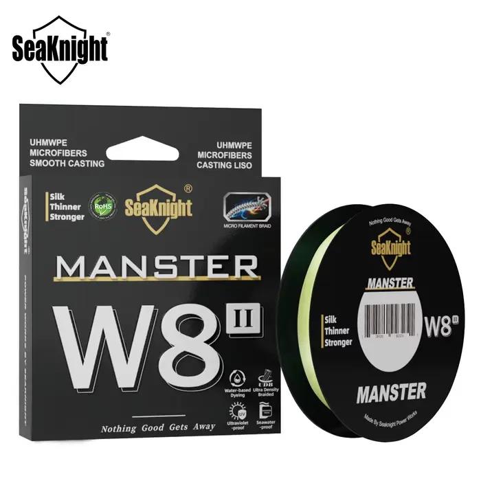 Ligne pêche mer SeaKnight W8II 150m 8 brins PE tressé revêtement silicone amélioré - saltwater fishing