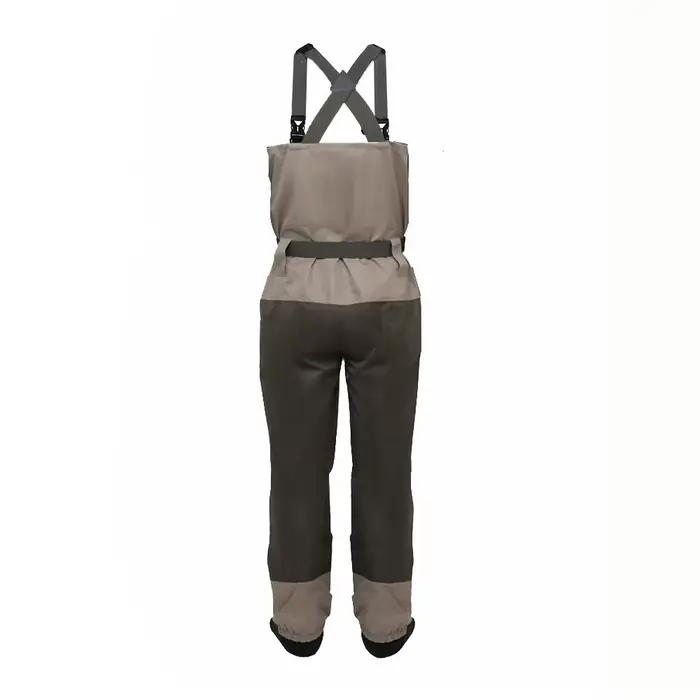 Waders de pêche à la mouche homme respirants étanches légers pieds nylon