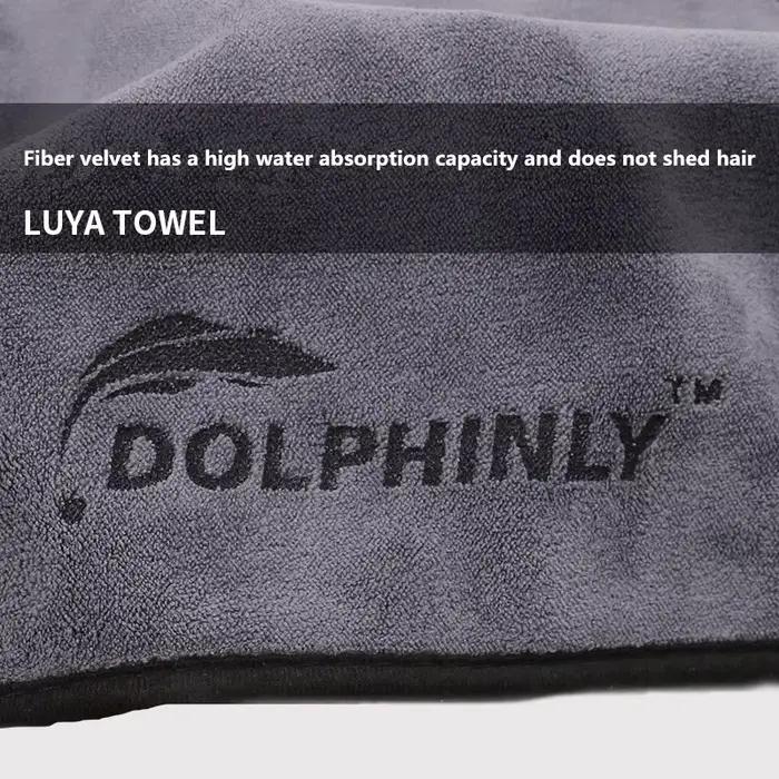 Serviette de pêche portable à boucle anti-dérapante épaisse pour essuyage mains, coton absorbant