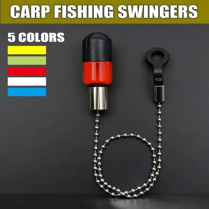 Indicateur morsure carpe avec chaîne acier - Swinger pour pêche à la carpe et gros poissons