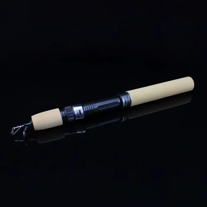 Canne à pêche sur glace télescopique 60cm 80cm 1m, canne pen rod portable pour pêche hivernale spinning en étang