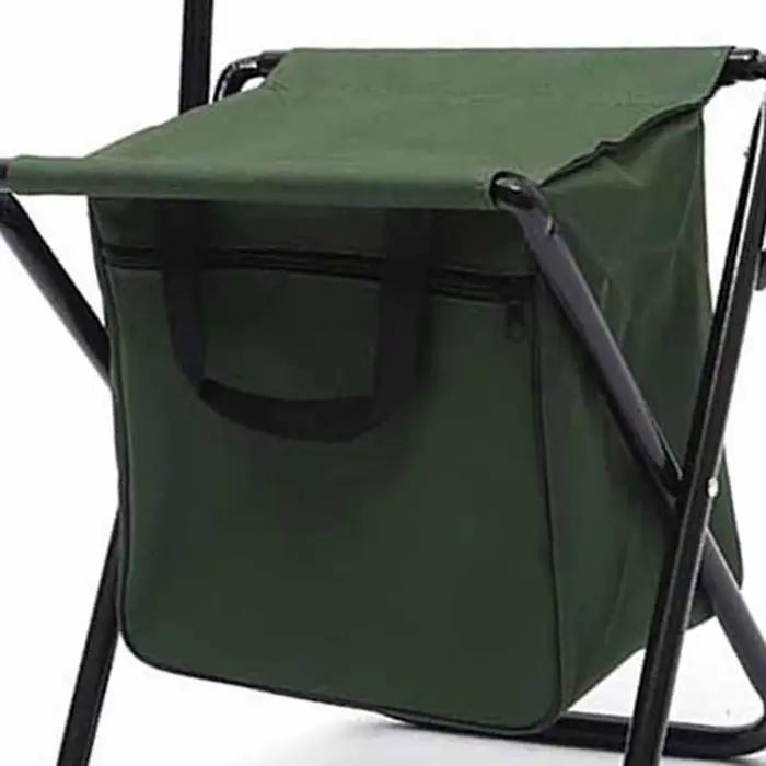 Fauteuil pliant camping avec sac transport - Chaise pêche loisirs portable dossier confortable