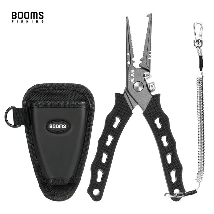 Pinces pêche Booms F07 inox coupe-braid extracteur hameçon résistantes eau salée outil professionnel