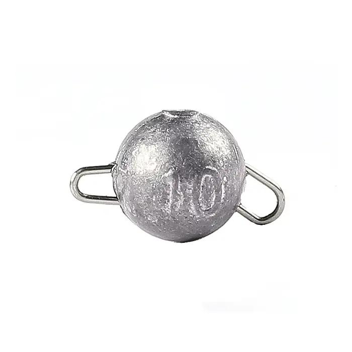 Lot de 10 têtes de ligne plombées bullet pour pêche aux leurres souples, poids de 2g