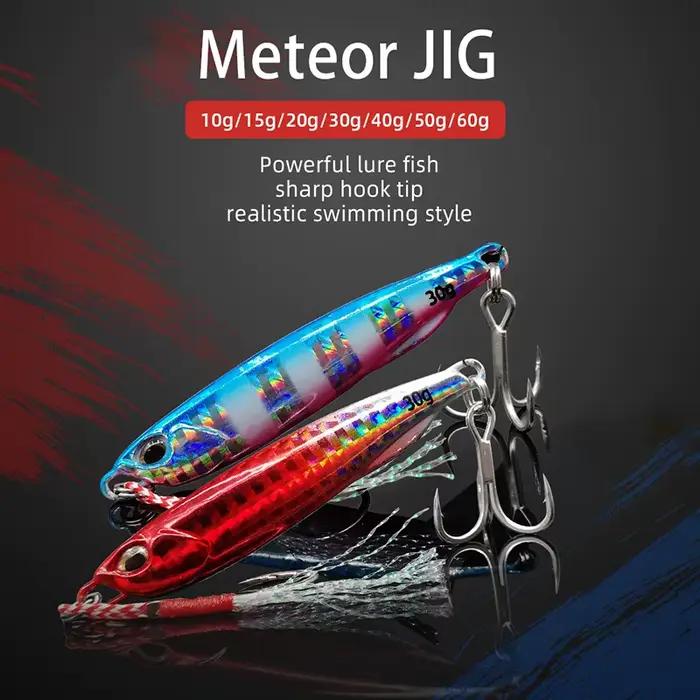 Cuiller japonaise Metal Cast 10-50g - Leurre métallique pour jigging et casting bord de mer
